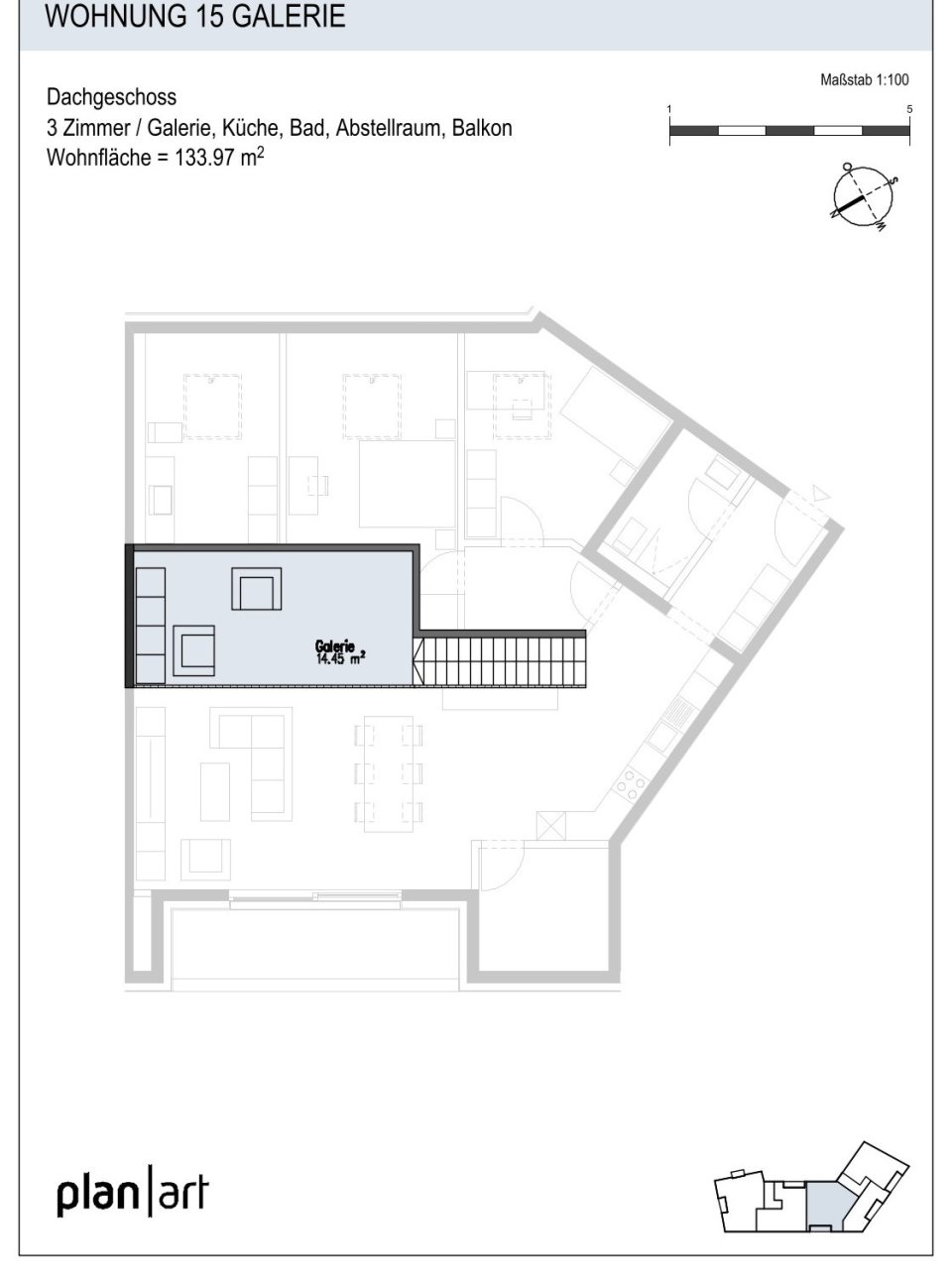 VERKAUFT | Exklusive Neubauwohnungen in Ramstein | Penthouse-Wohnung Nr. 15