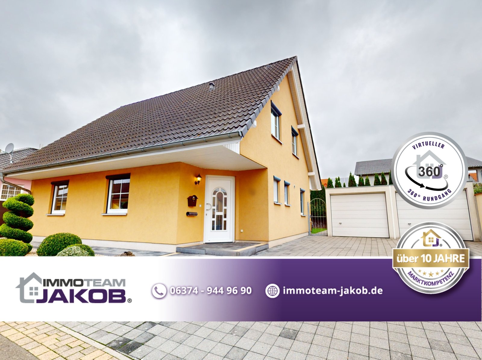  Einzugsbereites Einfamilienhaus mit Garten & Doppelgarage in beliebter Wohnlage 