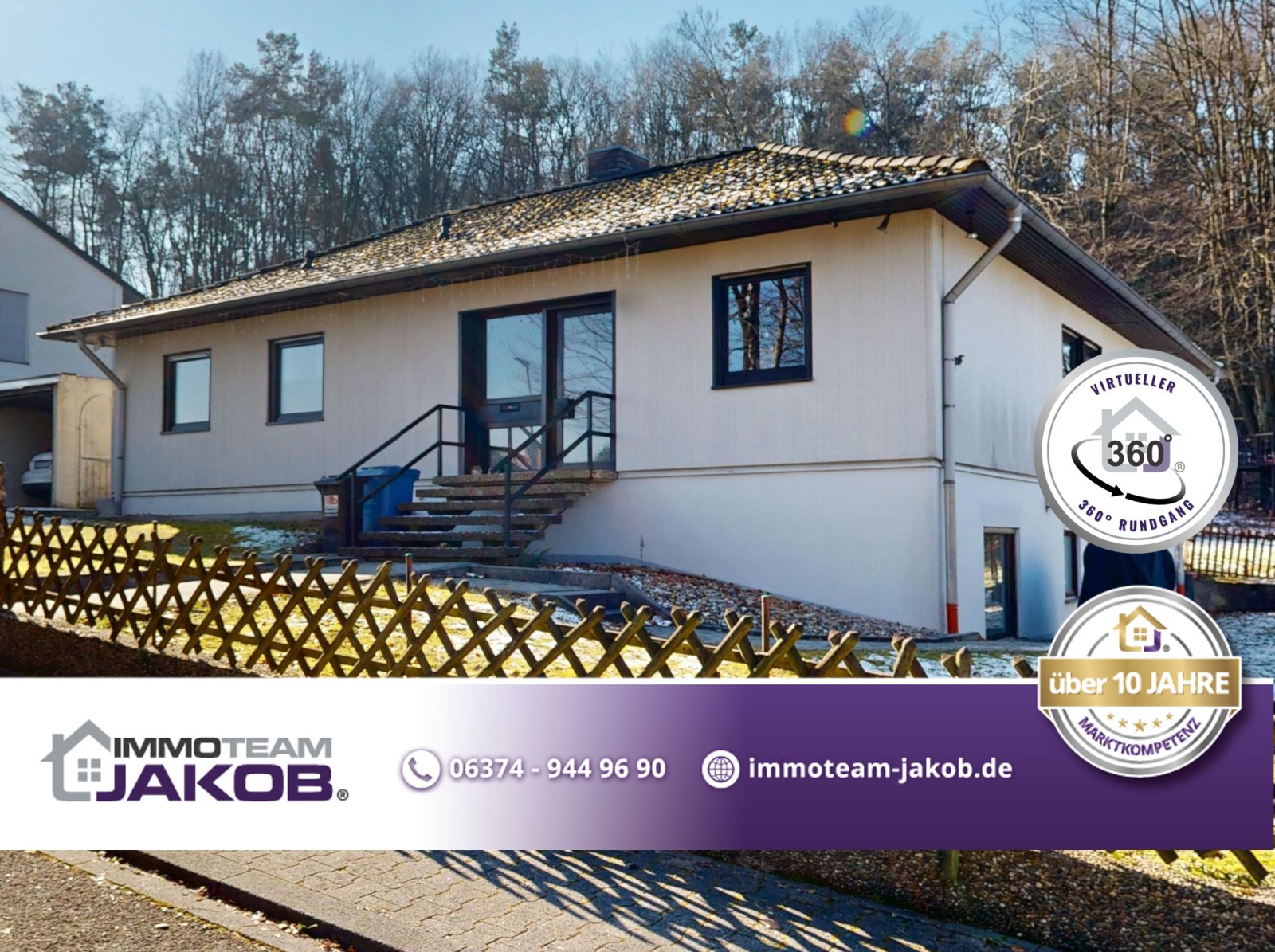 *VERKAUFT* | Erbpacht am Waldrand | Einfamilienhaus mit Einliegerwohnung, Garten & Garage