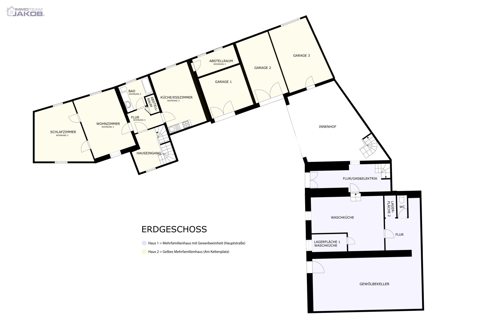*Reserviert* |Mehrfamilienkomplex mit Gewerbefläche und 5 Wohnungen in gut frequentierter Lage