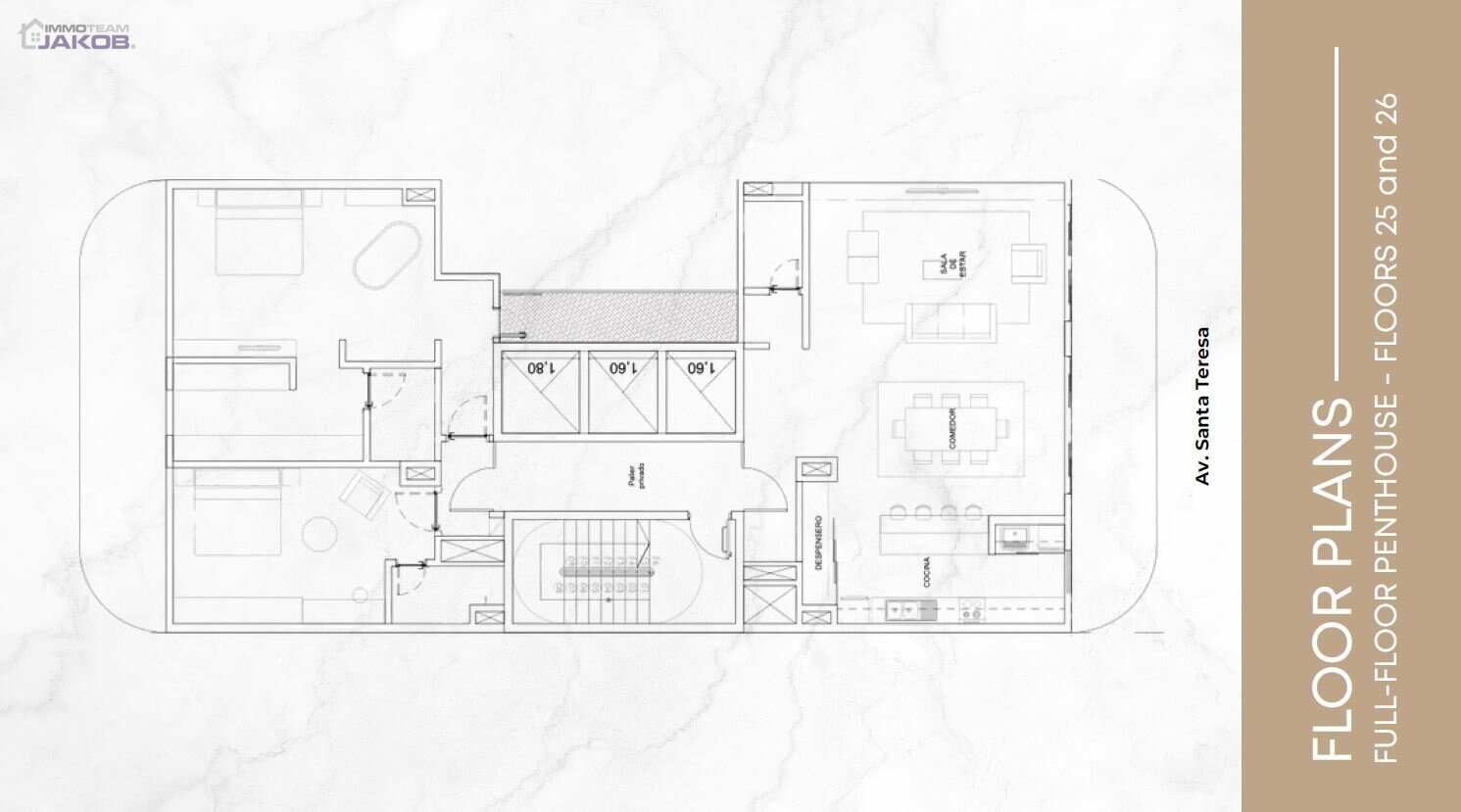 Asunción: Exklusive Penthouse-Wohnungen in Bestlage zu verkaufen! 