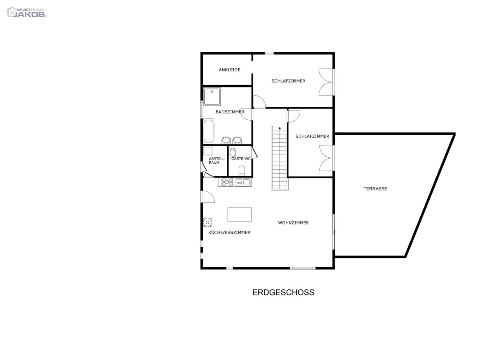 Neuwertiges Einfamilienhaus in grüner Ortsrandlage mit Garten, Dach-Terrasse und Garage