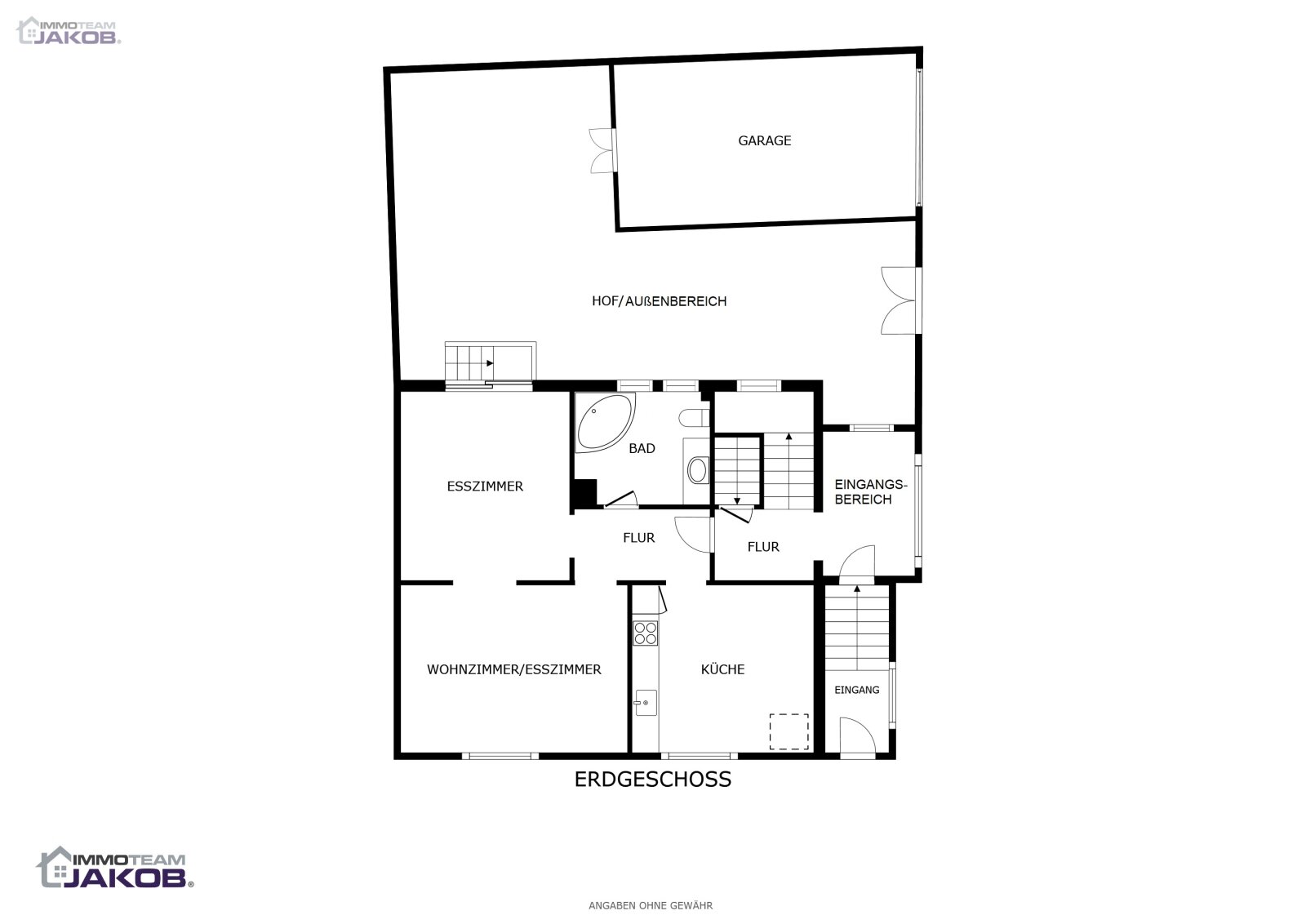 Ein-/Zweifamilienhaus mit Garage und Stellplatz in Miesenbach