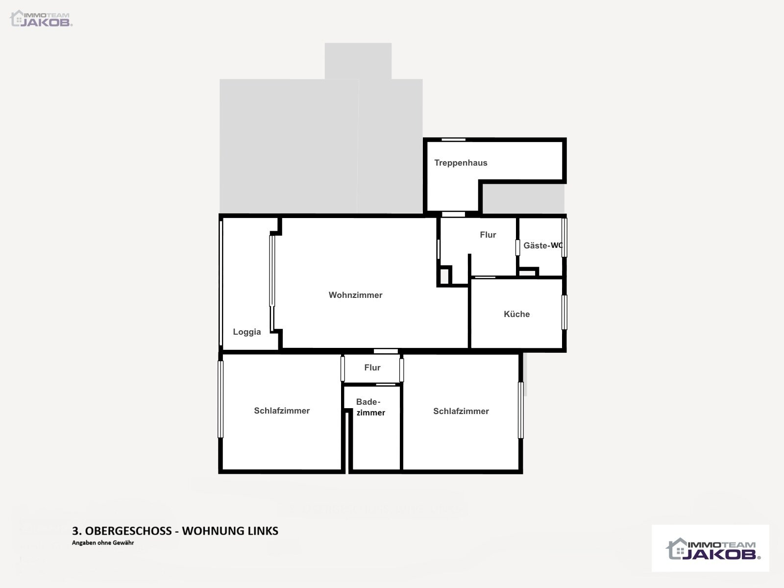 Zentrumsnahe Wohnung mit Loggia: Viel Potenzial auf 83 m² – sofort frei
