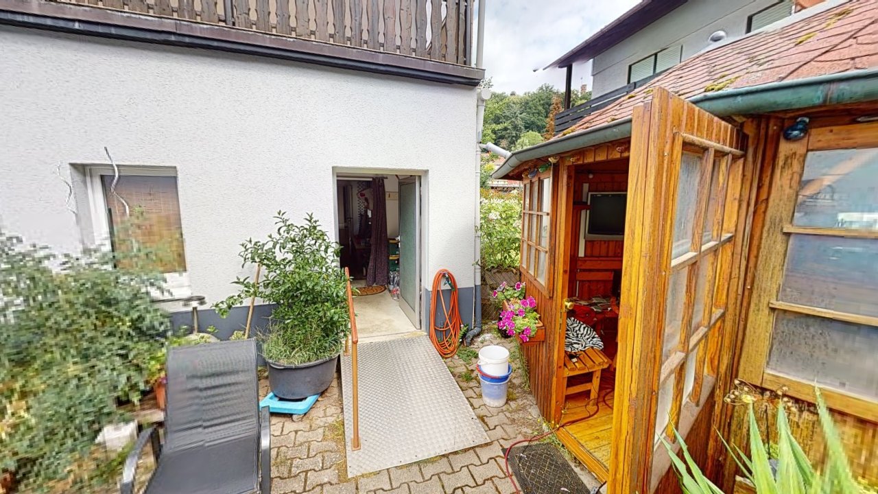 Zugang zum Garten Wohnung 1