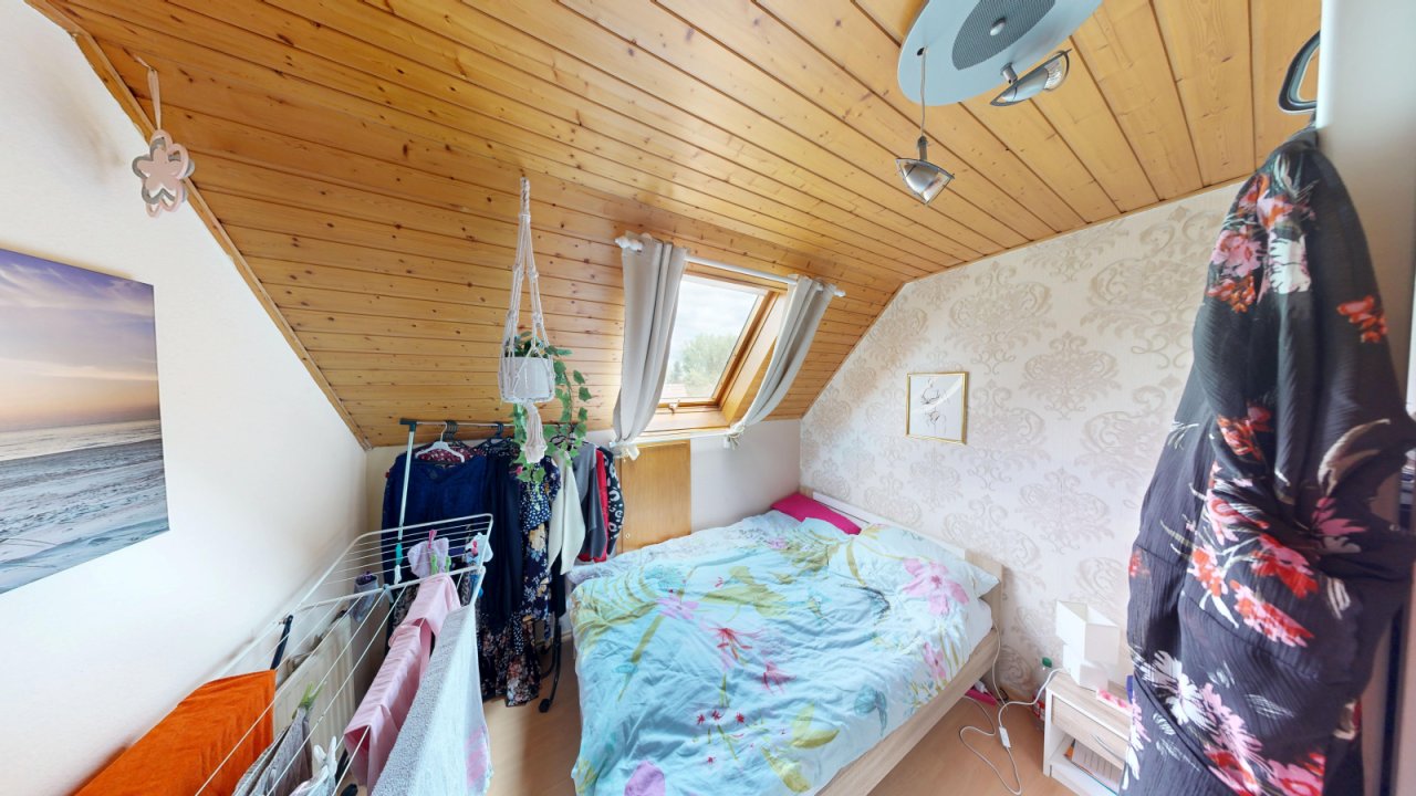 Schlafzimmer DG | Wohnung 2 | Haus 1
