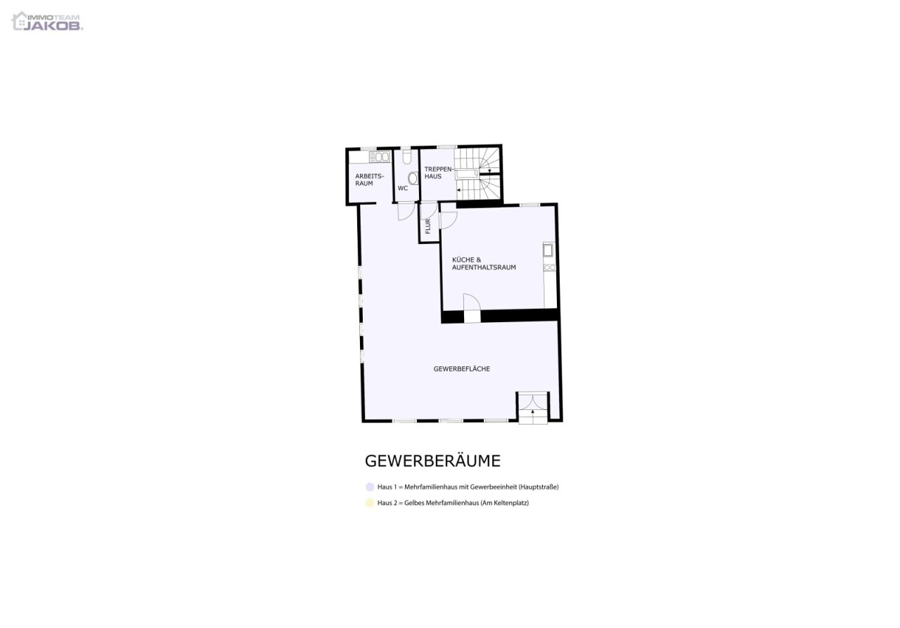 Grundriss Gewerberäume