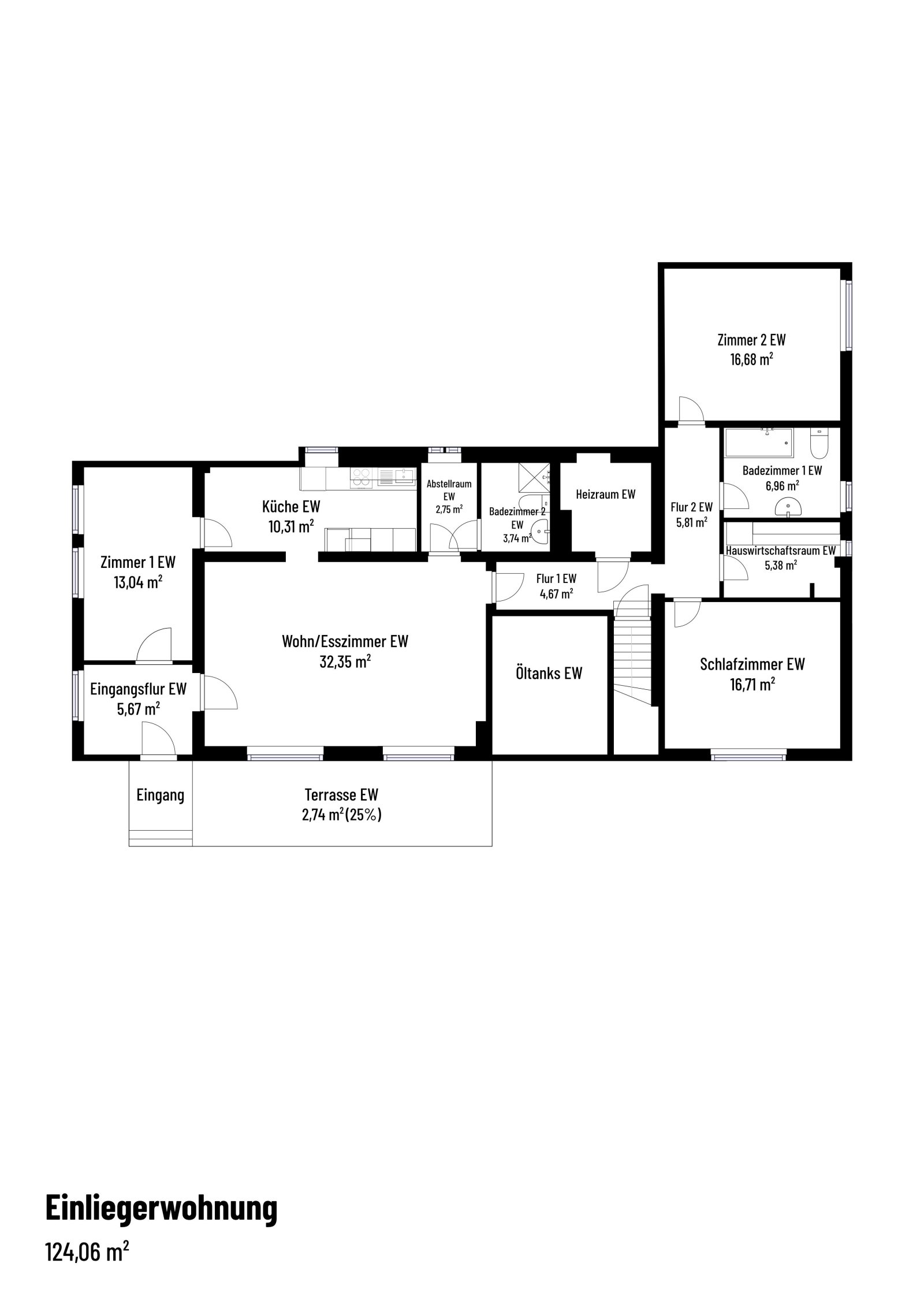 Grundriss Einliegerwohnung Grundriss Einliegerwohnung