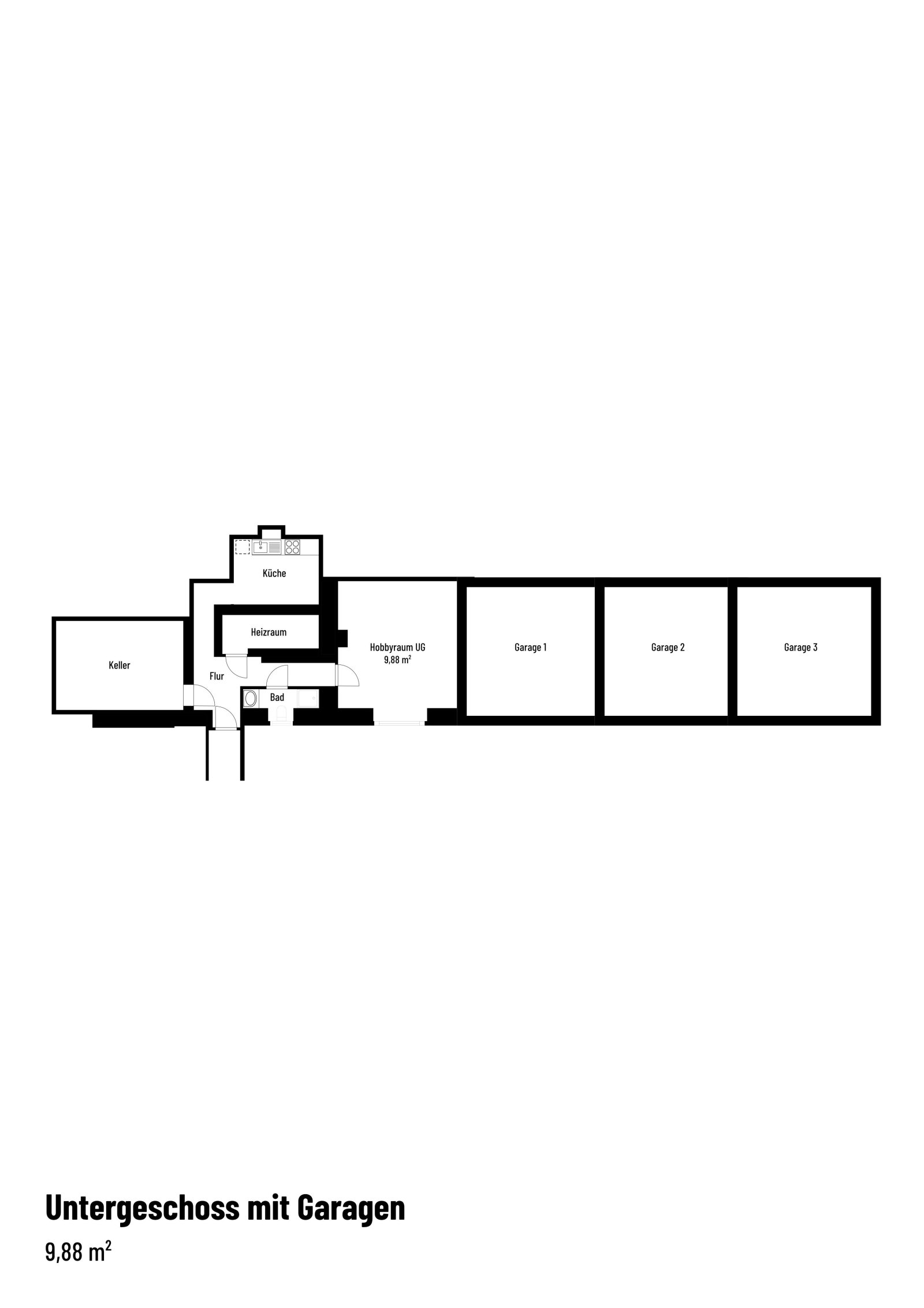 Grundriss Untergeschoss Grundriss Untergeschoss