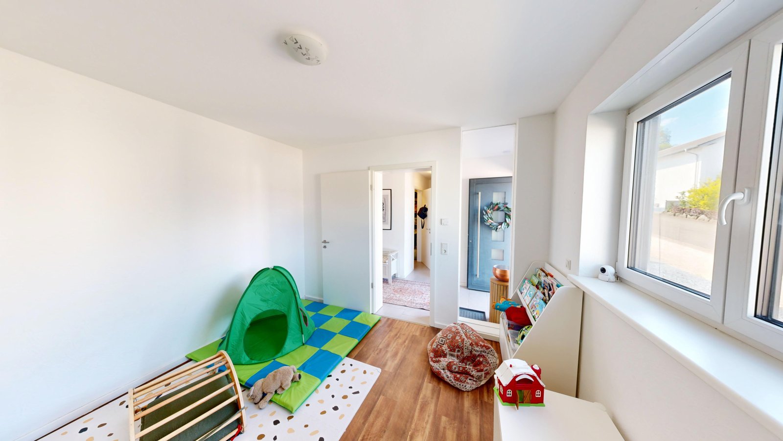  Package price: Two semi-detached houses with garages & garden on the green outskirts of the village