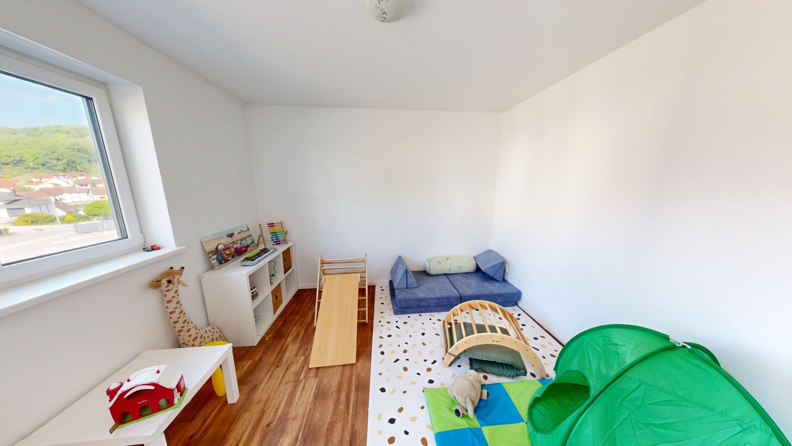  Package price: Two semi-detached houses with garages & garden on the green outskirts of the village