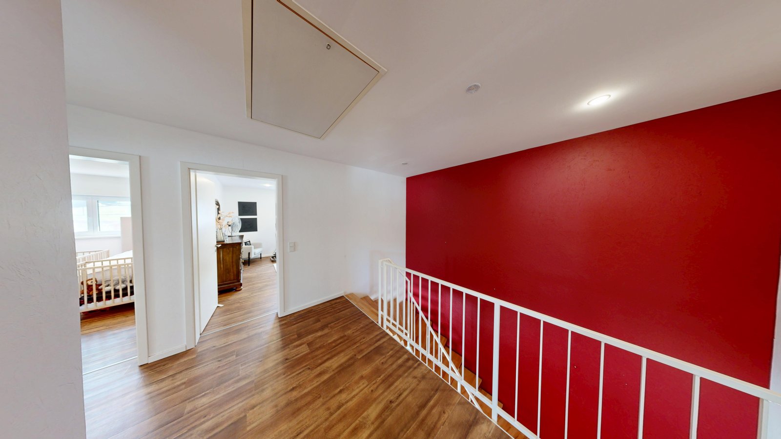  Package price: Two semi-detached houses with garages & garden on the green outskirts of the village