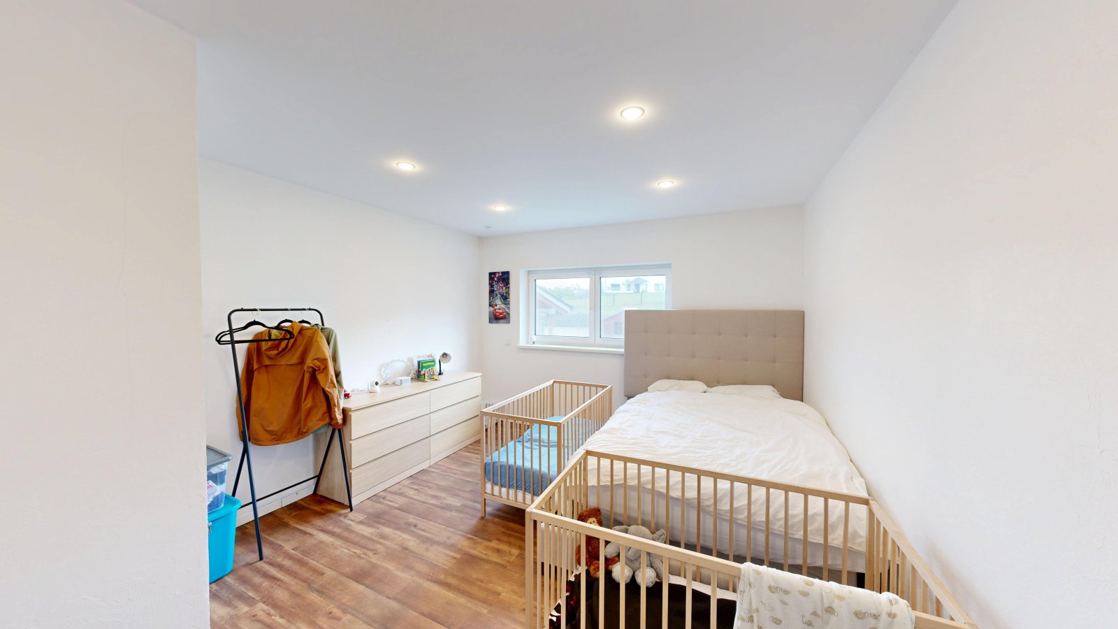  Package price: Two semi-detached houses with garages & garden on the green outskirts of the village