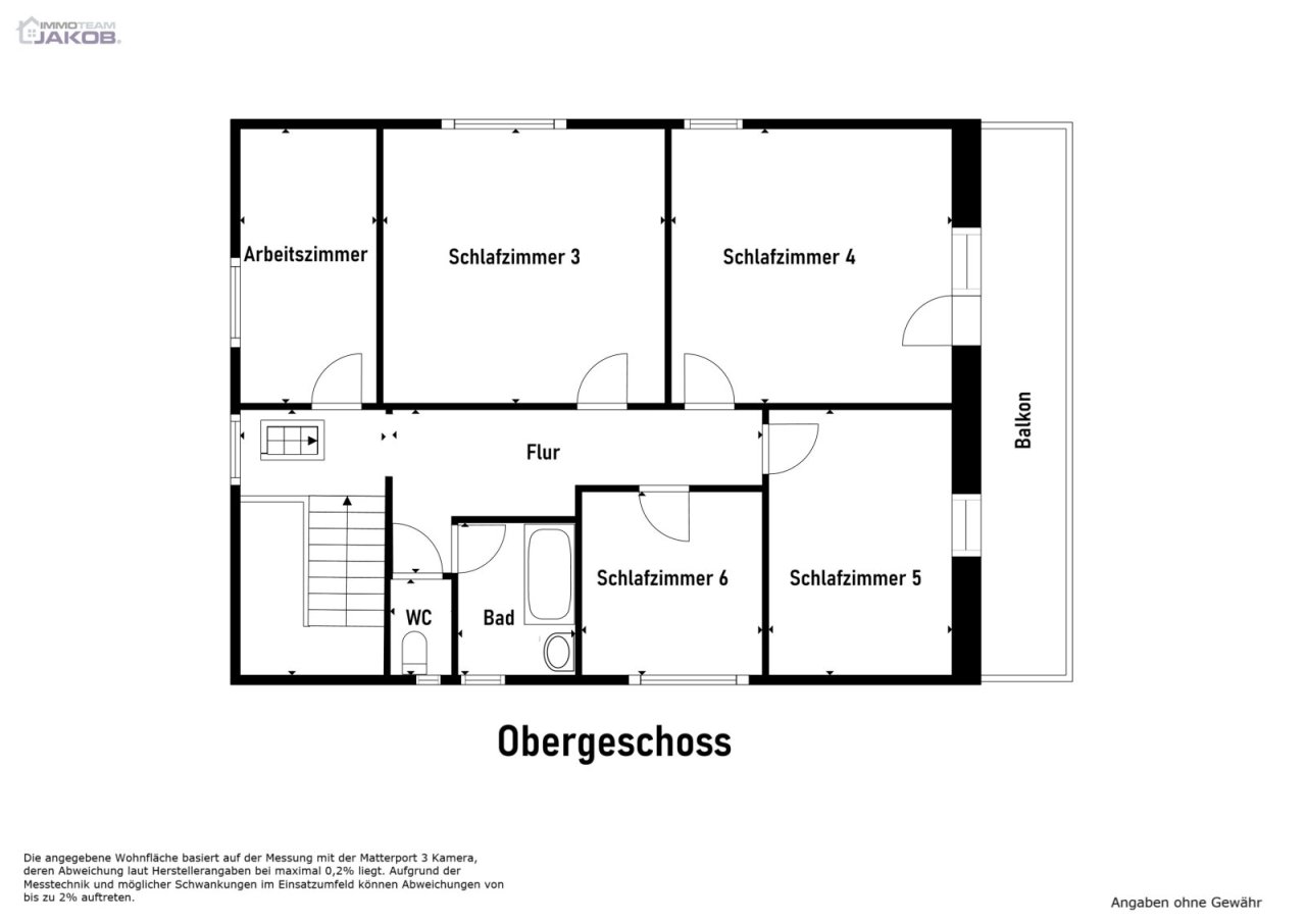 Grundriss Obergeschoss